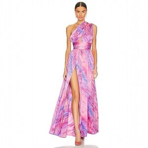 Bronx and Banco Aphrodite Maxi Dress in Purple Palma